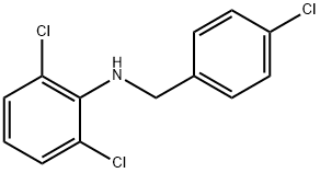 2,6-dichloro-N-(4-chlorobenzyl)aniline Structure