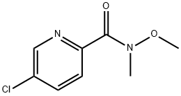 5-CHLORO-N-METHOXY-N-METHYLPICOLINAMIDE Struktur