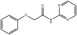 2-phenoxy-N-pyrimidin-2-ylacetamide Structure