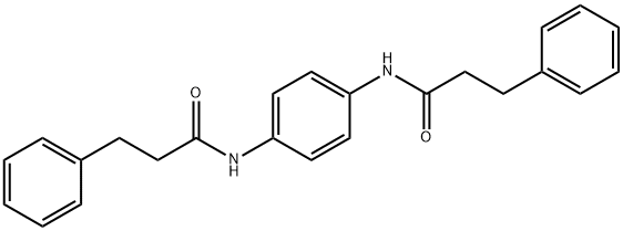 N,N'-1,4-phenylenebis(3-phenylpropanamide) 结构式