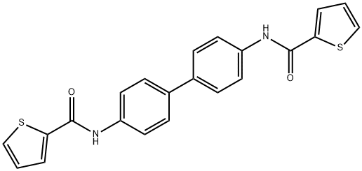 N,N'-4,4'-biphenyldiyldi(2-thiophenecarboxamide),349640-92-2,结构式