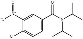 4-Chloro-N,N-diisopropyl-3-nitrobenzamide Struktur