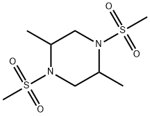 2,5-dimethyl-1,4-bis(methylsulfonyl)piperazine 化学構造式