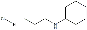 N-propylcyclohexanamine hydrochloride 化学構造式