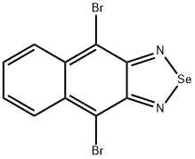 4,9-Dibromonaphtho[2,3-c][1,2,5]selenadiazole 化学構造式