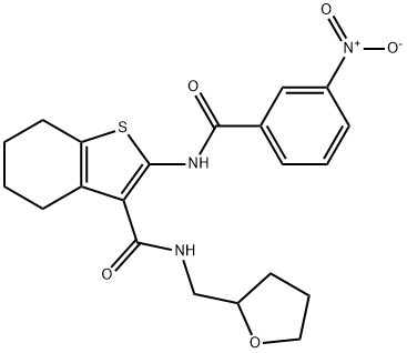 378218-29-2 2-(3-nitrobenzamido)-N-((tetrahydrofuran-2-yl)methyl)-4,5,6,7-tetrahydrobenzo[b]thiophene-3-carboxamide