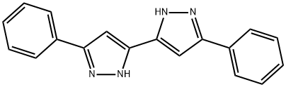 3-phenyl-5-(3-phenyl-1H-pyrazol-5-yl)-1H-pyrazole Structure