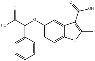 5-(carboxy(phenyl)methoxy)-2-methylbenzofuran-3-carboxylic acid|