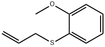 1-アリルスルファニル-2-メトキシベンゼン 化学構造式