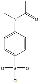 4-(N-methylacetamido)benzene-1-sulfonyl chloride Structure
