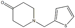 1-(thiophen-2-ylmethyl)piperidin-4-one Structure