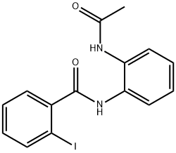 N-[2-(acetylamino)phenyl]-2-iodobenzamide 化学構造式