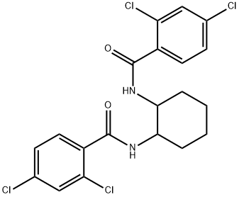 N,N'-1,2-cyclohexanediylbis(2,4-dichlorobenzamide) Struktur