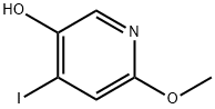 4-IODO-6-METHOXYPYRIDIN-3-OL 化学構造式