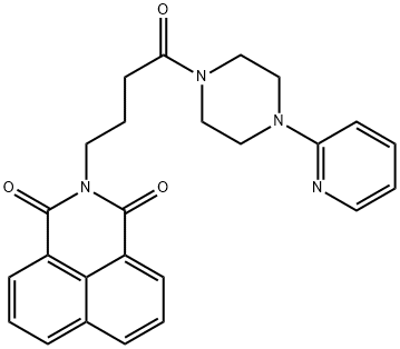 2-(4-oxo-4-(4-(pyridin-2-yl)piperazin-1-yl)butyl)-1H-benzo[de]isoquinoline-1,3(2H)-dione|