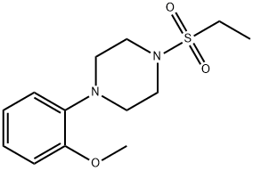 1-(ethylsulfonyl)-4-(2-methoxyphenyl)piperazine Structure