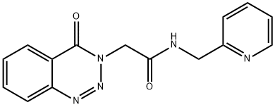 2-(4-oxobenzo[d][1,2,3]triazin-3(4H)-yl)-N-(pyridin-2-ylmethyl)acetamide|