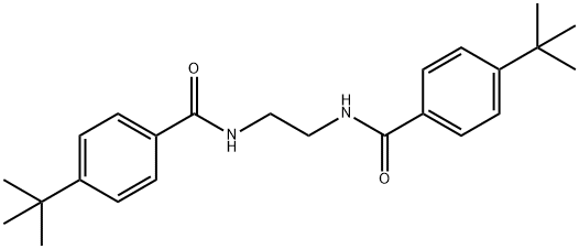 N,N'-1,2-ethanediylbis(4-tert-butylbenzamide) Struktur