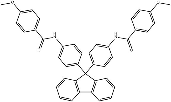 N,N'-[9H-fluorene-9,9-diylbis(4,1-phenylene)]bis(4-methoxybenzamide),444146-40-1,结构式