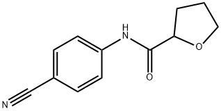 N-(4-cyanophenyl)oxolane-2-carboxamide Structure