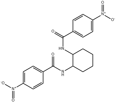 N,N'-1,2-cyclohexanediylbis(4-nitrobenzamide),457921-12-9,结构式