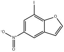 7-IODO-5-NITROBENZOFURAN Struktur