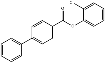 2-chlorophenyl 4-biphenylcarboxylate Structure