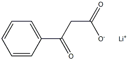 LITHIUM 3-OXO-3-PHENYLPROPANOATE Struktur