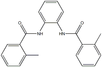 N,N'-1,2-phenylenebis(2-methylbenzamide) 结构式