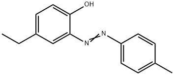 4-ethyl-2-[(4-methylphenyl)diazenyl]phenol Structure