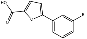 5-(3-溴苯基)-2-呋喃甲酸,54022-98-9,结构式