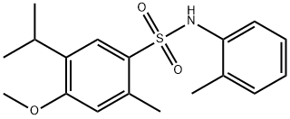 540515-65-9 4-methoxy-2-methyl-N-(2-methylphenyl)-5-(propan-2-yl)benzenesulfonamide