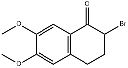 2-BROMO-6,7-DIMETHOXY-3,4-DIHYDRONAPHTHALEN-1(2H)-ONE Structure