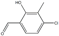 2-羟基-3-甲基-4-氯苯甲醛,55289-23-1,结构式