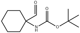 tert-Butyl 1-formylcyclohexylcarbamate Struktur