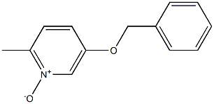 Pyridine, 2-methyl-5-(phenylmethoxy)-, 1-oxide Structure