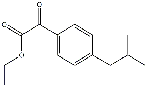 Ethyl 4-iso-butylbenzoylformate 结构式