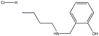 2-[(butylamino)methyl]phenol hydrochloride, 60509-44-6, 结构式