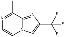 8-METHYL-2-(TRIFLUOROMETHYL)IMIDAZO[1,2-A]PYRAZINE,611240-69-8,结构式
