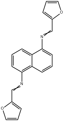 N,N'-bis(2-furylmethylene)-1,5-naphthalenediamine,6264-55-7,结构式