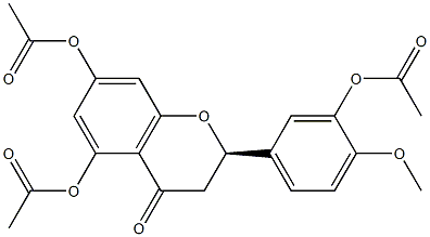 [(2R)-7-acetyloxy-2-(3-acetyloxy-4-methoxy-phenyl)-4-oxo-chroman-5-yl] acetate