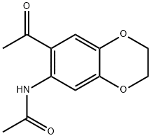 N-(7-acetyl-2,3-dihydro-1,4-benzodioxin-6-yl)acetamide Structure