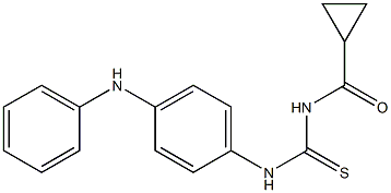 N-{[(4-anilinophenyl)amino]carbonothioyl}cyclopropanecarboxamide Structure