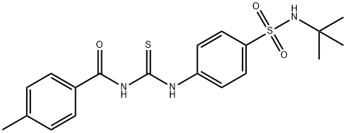 651299-62-6 N-[({4-[(tert-butylamino)sulfonyl]phenyl}amino)carbonothioyl]-4-methylbenzamide