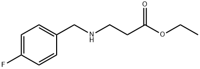 ethyl 3-{[(4-fluorophenyl)methyl]amino}propanoate,656814-78-7,结构式