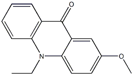 9(10H)-Acridinone, 10-ethyl-2-methoxy- 结构式