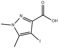 4-Iodo-1,5-dimethyl-1H-pyrazole-3-carboxylic acid Structure