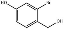 2-溴-4-羟基苄醇, 666747-04-2, 结构式