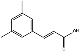 2-Propenoic acid, 3-(3,5-dimethylphenyl)-, (2E)- Struktur
