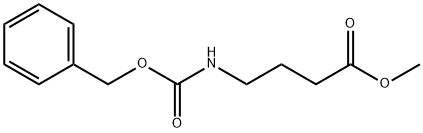 Butanoic acid, 4-[[(phenylmethoxy)carbonyl]amino]-, methyl ester Structure